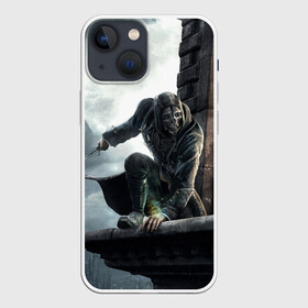 Чехол для iPhone 13 mini с принтом Dishonored в Екатеринбурге,  |  | attano | corvo | dishonored | emily | kaldwin | аттано | колдуин | корво | эмили