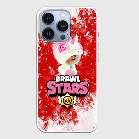 Чехол для iPhone 13 Pro с принтом Brawl Stars Leon Unicorn в Екатеринбурге,  |  | 2020 | brawl | brawl stars | christmas | leon | new year | stars | бравл старс | брол старс | единорог | зима | игра | леон | новогодний | новый год | рождество | снег | снежинки