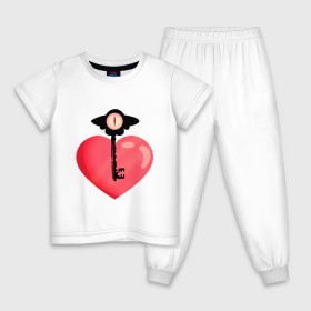 Детская пижама хлопок с принтом ОТЕЛЬ ХАЗБИН в Екатеринбурге, 100% хлопок |  брюки и футболка прямого кроя, без карманов, на брюках мягкая резинка на поясе и по низу штанин
 | 