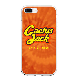 Чехол для iPhone 7Plus/8 Plus матовый с принтом Cactus Jack в Екатеринбурге, Силикон | Область печати: задняя сторона чехла, без боковых панелей | reeses puffs | travis scott | джэк | кактус | трэвис скотт