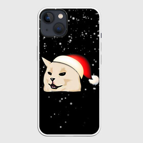 Чехол для iPhone 13 с принтом woman yelling at cat в Екатеринбурге,  |  | happy new year | mem | woman yelling at cat | женщина кричит на кота | мем | новый год