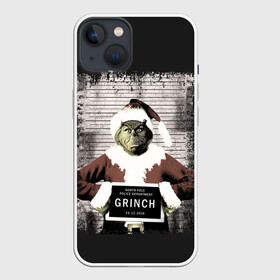 Чехол для iPhone 13 с принтом Гринч в Екатеринбурге,  |  | christmas | claus | grinch stole | how the | jingle | merry | santa | гринч | гуманоид | диккенс | ктоград | олени | рождество | снежинки | чарльз