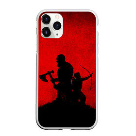 Чехол для iPhone 11 Pro Max матовый с принтом God of War в Екатеринбурге, Силикон |  | Тематика изображения на принте: god | playstation | war | атрей | бог | войны | кратос | левиафан | лук | лучник | призрак спарты | топор