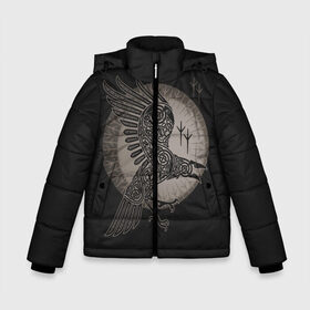 Зимняя куртка для мальчиков 3D с принтом Vikings в Екатеринбурге, ткань верха — 100% полиэстер; подклад — 100% полиэстер, утеплитель — 100% полиэстер | длина ниже бедра, удлиненная спинка, воротник стойка и отстегивающийся капюшон. Есть боковые карманы с листочкой на кнопках, утяжки по низу изделия и внутренний карман на молнии. 

Предусмотрены светоотражающий принт на спинке, радужный светоотражающий элемент на пуллере молнии и на резинке для утяжки | Тематика изображения на принте: floki | history | ivar | lagertha | ragnar lothbrok | rollo | the boneless | бескостный | викинги | ивар | история | лагерта | рагнар лодброк | ролло | флоки
