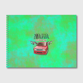 Альбом для рисования с принтом Mafia в Екатеринбурге, 100% бумага
 | матовая бумага, плотность 200 мг. | 2107 | mafia | бандиты | ваз | мафия | машины | семерка | таз | тазы