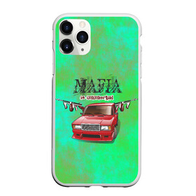 Чехол для iPhone 11 Pro Max матовый с принтом Mafia в Екатеринбурге, Силикон |  | 2107 | mafia | бандиты | ваз | мафия | машины | семерка | таз | тазы