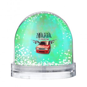 Снежный шар с принтом Mafia в Екатеринбурге, Пластик | Изображение внутри шара печатается на глянцевой фотобумаге с двух сторон | 2107 | mafia | бандиты | ваз | мафия | машины | семерка | таз | тазы
