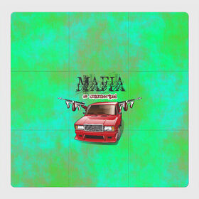 Магнитный плакат 3Х3 с принтом Mafia в Екатеринбурге, Полимерный материал с магнитным слоем | 9 деталей размером 9*9 см | 2107 | mafia | бандиты | ваз | мафия | машины | семерка | таз | тазы