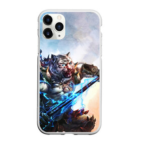 Чехол для iPhone 11 Pro матовый с принтом Warrior Zoomorph в Екатеринбурге, Силикон |  | Тематика изображения на принте: mmorpg | perfect world | pw | амфибии | воин | древние | друид | жнец | жрец | зооморфы | идеальный мир | лучник | люди | маг | оборотень | паладин | пв | сиды | страж | стрелок | тени | шаман