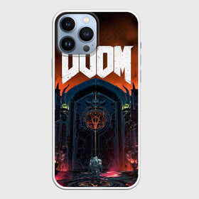 Чехол для iPhone 13 Pro Max с принтом DOOM   Hellgate в Екатеринбурге,  |  | doom | eternal | game | gate | hell | horror | ад | врата | дум | игра | персонаж | хоррор | шутер