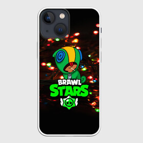 Чехол для iPhone 13 mini с принтом BRAWL STARS НОВОГОДНИЙ в Екатеринбурге,  |  | 2020 | android | brawl stars | crow | games | leon | mobile game | stars | бравл старс | ворон | игры | леон | мобильные игры