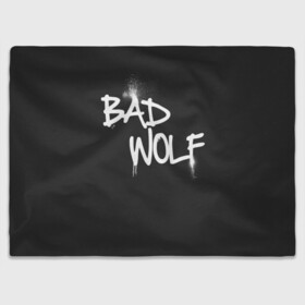 Плед 3D с принтом Bad wolf в Екатеринбурге, 100% полиэстер | закругленные углы, все края обработаны. Ткань не мнется и не растягивается | bbc | dimension | dr who | jenna coleman | jodie whittaker | matt smith | relative | resolution | space | tardis | the doctor | time | галлифрей | джоди уиттакер | доктор кто | тардис