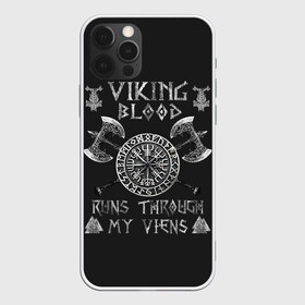 Чехол для iPhone 12 Pro Max с принтом Vikings Blood в Екатеринбурге, Силикон |  | Тематика изображения на принте: floki | history | ivar | lagertha | ragnar lothbrok | rollo | the boneless | valhalla | бескостный | викинги | ивар | история | лагерта | рагнар лодброк | ролло | флоки