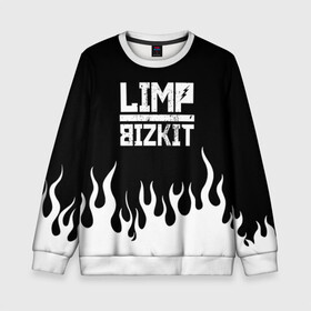 Детский свитшот 3D с принтом Limp Bizkit в Екатеринбурге, 100% полиэстер | свободная посадка, прямой крой, мягкая тканевая резинка на рукавах и понизу свитшота | bizkit | limp | limp bizkit | music | rock | бизкиты | лимп бизкит | лимпы | липкие письки | музыка | рок