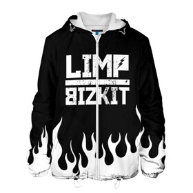 Мужская куртка 3D с принтом Limp Bizkit в Екатеринбурге, ткань верха — 100% полиэстер, подклад — флис | прямой крой, подол и капюшон оформлены резинкой с фиксаторами, два кармана без застежек по бокам, один большой потайной карман на груди. Карман на груди застегивается на липучку | bizkit | limp | limp bizkit | music | rock | бизкиты | лимп бизкит | лимпы | липкие письки | музыка | рок