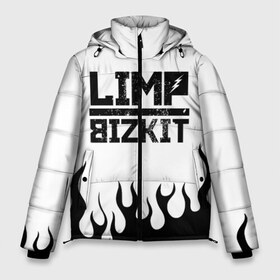 Мужская зимняя куртка 3D с принтом Limp Bizkit в Екатеринбурге, верх — 100% полиэстер; подкладка — 100% полиэстер; утеплитель — 100% полиэстер | длина ниже бедра, свободный силуэт Оверсайз. Есть воротник-стойка, отстегивающийся капюшон и ветрозащитная планка. 

Боковые карманы с листочкой на кнопках и внутренний карман на молнии. | bizkit | limp | limp bizkit | music | rock | бизкиты | лимп бизкит | лимпы | липкие письки | музыка | рок