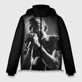 Мужская зимняя куртка 3D с принтом Chester Bennington Linkin Park в Екатеринбурге, верх — 100% полиэстер; подкладка — 100% полиэстер; утеплитель — 100% полиэстер | длина ниже бедра, свободный силуэт Оверсайз. Есть воротник-стойка, отстегивающийся капюшон и ветрозащитная планка. 

Боковые карманы с листочкой на кнопках и внутренний карман на молнии. | bennington | chester | chester bennington | linkin | linkin park | music | park | rock | бенингтон | линкин | линкин парк | музыка | парк | рок | честер | честер беннингтон