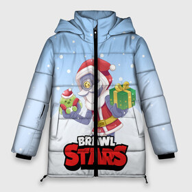Женская зимняя куртка 3D с принтом Brawl Stars Christmas Barley в Екатеринбурге, верх — 100% полиэстер; подкладка — 100% полиэстер; утеплитель — 100% полиэстер | длина ниже бедра, силуэт Оверсайз. Есть воротник-стойка, отстегивающийся капюшон и ветрозащитная планка. 

Боковые карманы с листочкой на кнопках и внутренний карман на молнии | bo | brawl | brock | bull | colt | dynamike | elprimo | jessie | leon | moba | nita | shelly | stars | бо | брок | булл | джесси | динамайк | кольт | леон | нита | шелли | эльпримо