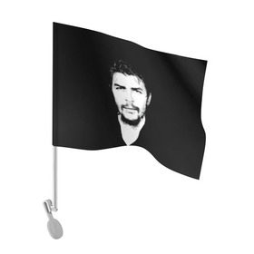 Флаг для автомобиля с принтом Че Гевара в Екатеринбурге, 100% полиэстер | Размер: 30*21 см | che | cuba | guevara | revolution | бунтарь | коммунизм | куба | революция | свобода | советский | союз | ссср | че гевара