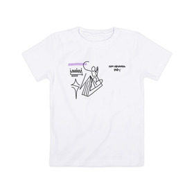 Детская футболка хлопок с принтом SAYONARA BOY. в Екатеринбурге, 100% хлопок | круглый вырез горловины, полуприлегающий силуэт, длина до линии бедер | aldjey | allj | rap | sayonara boy | музыка | певец | рэп | сеньора бой | хип хоп | элджей