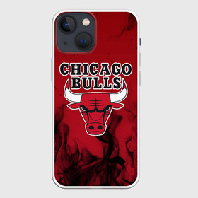 Чехол для iPhone 13 mini с принтом CHICAGO BULLS | ЧИКАГО БУЛЛС в Екатеринбурге,  |  | 23 | bright | bulls | chicago bulls | fire | flame | heat | jordan | light | logo | michael jordan | nba | paris saint germain | psg | red | sport | wildfire | быки | джордан | искры | лого | майкл джордан | огненный | огонь | пламя | пожар