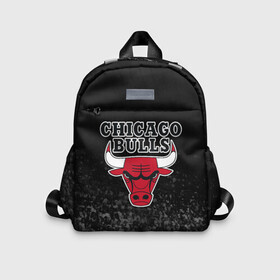 Детский рюкзак 3D с принтом CHICAGO BULLS в Екатеринбурге, 100% полиэстер | лямки с регулируемой длиной, сверху петелька, чтобы рюкзак можно было повесить на вешалку. Основное отделение закрывается на молнию, как и внешний карман. Внутри дополнительный карман. По бокам два дополнительных кармашка | Тематика изображения на принте: bulls | chicago | chicago bulls | nba | red bulls | usa | америка | быки | нба | сша | чикаго буллс