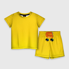 Детский костюм с шортами 3D с принтом BRAWL STARS SALLY LEON. в Екатеринбурге,  |  | brawl stars | leon | moba | sally leon | бравл старс | жанр | игра | леон | утка