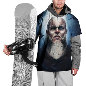 Накидка на куртку 3D с принтом ragnar в Екатеринбурге, 100% полиэстер |  | ragnar | raven | travis fimmel | vikings | викинги | вороны | норвегия | рагнар лодброк | скандинавия | трэвис фиммел
