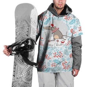 Накидка на куртку 3D с принтом Крыса на самокате 2020 в Екатеринбурге, 100% полиэстер |  | Тематика изображения на принте: 2020 | mouse | rat | годкрысы | годмыши | зима | зимняя | крыса | мороз | мышка | мышь | новогодняя | новый год | новый год 2020 | рождество | симолгода | снег | холод