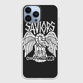 Чехол для iPhone 13 Pro Max с принтом Ходячие мертвецы Saviors в Екатеринбурге,  |  | Тематика изображения на принте: amc | carol | daryl | dixon | michonne | negan | reaction | rick | season 10 | twd | zombies | диксон | дэрил | зомби | мертвецы | мишонн | неган | реакция | рик | ходячие