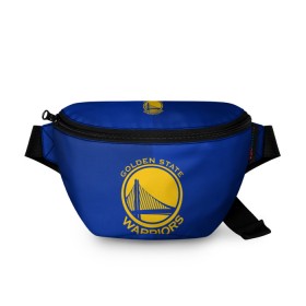 Поясная сумка 3D с принтом GOLDEN STATE WARRIORS в Екатеринбурге, 100% полиэстер | плотная ткань, ремень с регулируемой длиной, внутри несколько карманов для мелочей, основное отделение и карман с обратной стороны сумки застегиваются на молнию | golden state | golden state warriors | gsw | nba | usa | америка | голден стэйт уорриорз | гсв | нба | сша