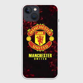 Чехол для iPhone 13 с принтом Manchester United в Екатеринбурге,  |  | champions | football | manchester | manchester united | soccer | uefa | united | world cup | лига чемпионов | манчестер | манчестер юнайтед | форма | формы | футбол | юнайтед