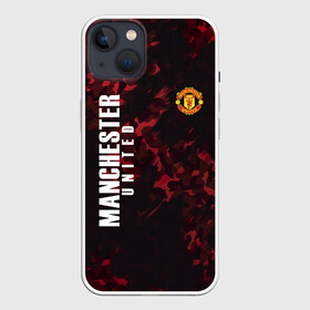 Чехол для iPhone 13 с принтом Manchester United в Екатеринбурге,  |  | champions | football | manchester | manchester united | soccer | uefa | united | world cup | лига чемпионов | манчестер | манчестер юнайтед | форма | формы | футбол | юнайтед