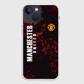 Чехол для iPhone 13 mini с принтом Manchester United в Екатеринбурге,  |  | champions | football | manchester | manchester united | soccer | uefa | united | world cup | лига чемпионов | манчестер | манчестер юнайтед | форма | формы | футбол | юнайтед