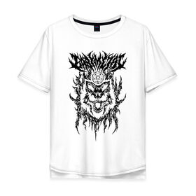 Мужская футболка хлопок Oversize с принтом BABYMETAL. в Екатеринбурге, 100% хлопок | свободный крой, круглый ворот, “спинка” длиннее передней части | babymetal | j pop | бэбиметал | две девушки | дэт метал | каваий метал | моа кикути | судзука накамото | хеви метал | юи мидзуно | японская группа