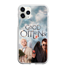 Чехол для iPhone 11 Pro матовый с принтом Good Omens в Екатеринбурге, Силикон |  | aziraphale | crowley | david | demon | good | omens | pratchett | tennant | terry | азирафаэль | ангел | благие | демон | дэвид | знамения | кроули | майкл шин | пратчетт | теннант | терри