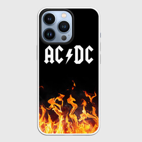 Чехол для iPhone 13 Pro с принтом AC DC в Екатеринбурге,  |  | ac | ac dc | dc | music | rock | музыка | рок