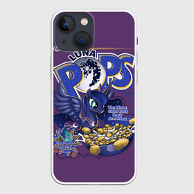 Чехол для iPhone 13 mini с принтом My little pony Luna pops в Екатеринбурге,  |  | applejack | little | magic | mlp | my | pinkie pie | pony | rainbow dash | rarity | twilight | дракон | дружба | единорог | искорка | пони | селестия | спайк | сумеречная | это чудо