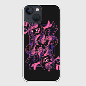 Чехол для iPhone 13 mini с принтом My little pony в Екатеринбурге,  |  | applejack | little | magic | mlp | my | pinkie pie | pony | rainbow dash | rarity | twilight | дракон | дружба | единорог | искорка | пони | селестия | спайк | сумеречная | это чудо