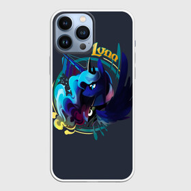 Чехол для iPhone 13 Pro Max с принтом My little pony Luna в Екатеринбурге,  |  | applejack | little | magic | mlp | my | pinkie pie | pony | rainbow dash | rarity | twilight | дракон | дружба | единорог | искорка | пони | селестия | спайк | сумеречная | это чудо