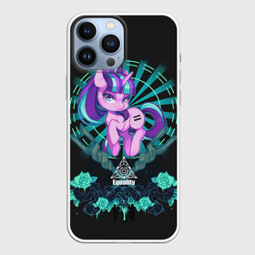 Чехол для iPhone 13 Pro Max с принтом My little pony в Екатеринбурге,  |  | applejack | little | magic | mlp | my | pinkie pie | pony | rainbow dash | rarity | twilight | дракон | дружба | единорог | искорка | пони | селестия | спайк | сумеречная | это чудо