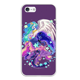 Чехол для iPhone 5/5S матовый с принтом My little pony в Екатеринбурге, Силикон | Область печати: задняя сторона чехла, без боковых панелей | applejack | little | magic | mlp | my | pinkie pie | pony | rainbow dash | rarity | twilight | дракон | дружба | единорог | искорка | пони | селестия | спайк | сумеречная | это чудо