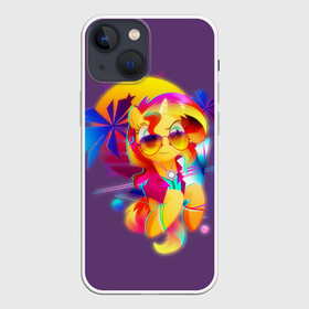 Чехол для iPhone 13 mini с принтом My little pony в Екатеринбурге,  |  | applejack | little | magic | mlp | my | pinkie pie | pony | rainbow dash | rarity | twilight | дракон | дружба | единорог | искорка | пони | селестия | спайк | сумеречная | это чудо