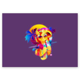 Поздравительная открытка с принтом My little pony в Екатеринбурге, 100% бумага | плотность бумаги 280 г/м2, матовая, на обратной стороне линовка и место для марки
 | applejack | little | magic | mlp | my | pinkie pie | pony | rainbow dash | rarity | twilight | дракон | дружба | единорог | искорка | пони | селестия | спайк | сумеречная | это чудо