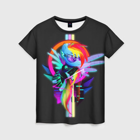 Женская футболка 3D с принтом Мой маленький пони в Екатеринбурге, 100% полиэфир ( синтетическое хлопкоподобное полотно) | прямой крой, круглый вырез горловины, длина до линии бедер | applejack | little | magic | mlp | my | pinkie pie | pony | rainbow dash | rarity | twilight | дракон | дружба | единорог | искорка | пони | селестия | спайк | сумеречная | это чудо