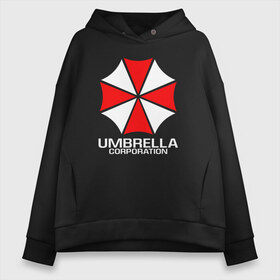 Женское худи Oversize хлопок с принтом UMBRELLA CORP в Екатеринбурге, френч-терри — 70% хлопок, 30% полиэстер. Мягкий теплый начес внутри —100% хлопок | боковые карманы, эластичные манжеты и нижняя кромка, капюшон на магнитной кнопке | ada wong | biohazard | leon | nemesis | project resistance | raccoon city | re | re3 | resident evil | resident evil 3 | rpd | stars | umbrella | ада вонг | амбрелла | немезис | ужасы