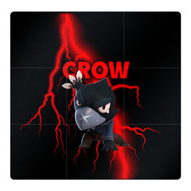 Магнитный плакат 3Х3 с принтом Brawl Stars CROW в Екатеринбурге, Полимерный материал с магнитным слоем | 9 деталей размером 9*9 см | 8 bit | 8 бит | brawl | brawl stars | crow | leon | stars | бравл | бравл старс | браво старс | игра | компьютерная | кров | леон | онлайн | старс