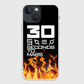 Чехол для iPhone 13 mini с принтом 30 Seconds To Mars в Екатеринбурге,  |  | 30 seconds to mars | ac dc | jared leto | music | rock | thirty seconds to mars | джаред лето | музыка | рок