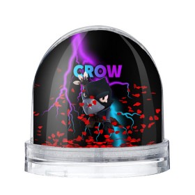 Снежный шар с принтом Brawl Stars CROW в Екатеринбурге, Пластик | Изображение внутри шара печатается на глянцевой фотобумаге с двух сторон | 8 bit | 8 бит | brawl | brawl stars | crow | leon | stars | бравл | бравл старс | браво старс | игра | компьютерная | кров | леон | онлайн | старс