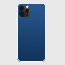 Чехол для iPhone 12 Pro с принтом 19-4052 Classic Blue в Екатеринбурге, силикон | область печати: задняя сторона чехла, без боковых панелей | Тематика изображения на принте: 9 4052 | без дизайна | без принта | без узора | главный цвет 2020 года | код цвета | нг | новый год | праздник | про | рождество | синий | синяя одежда | цвет нового года